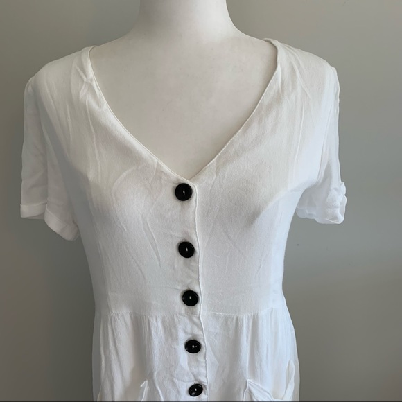 Lucca Couture Button Front Midi Dress - Picture 9 of 11